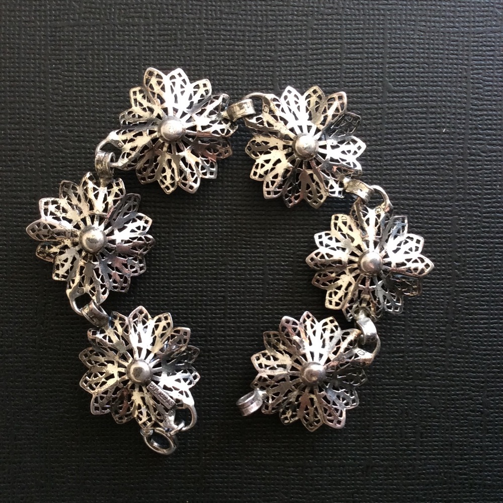 Vintage String Silver Bracelet. - image 2